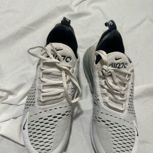 Nike Air Max 270 White and Black Sneakers